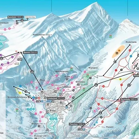 Apartment De 2,5 Pieces Au Pied Du Telecabine Torrent Leukerbad